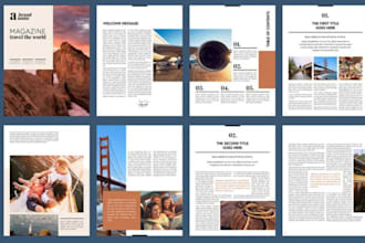 design adobe indesign layout, brochure design, adobe illustrator, magazine