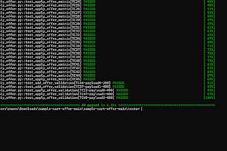 provide sdet services for web API and web test automation