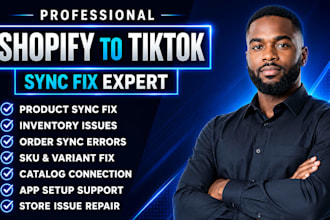 fix shopify tiktok shop product sync, inventory order integration shopify