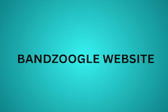 create bandzoogle website for your brand