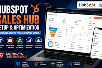 setup and optimize your hubspot sales hub CRM for more sales