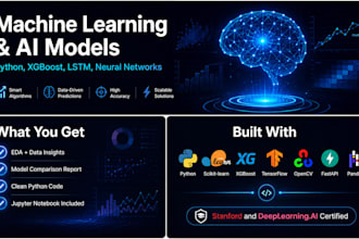 build a machine learning model for prediction, forecasting or classification