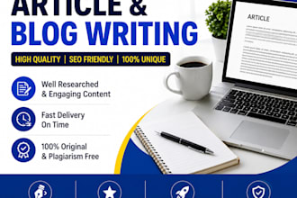 write blog posts and articles