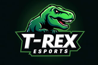 make an amazing trex head logo in 12 hours