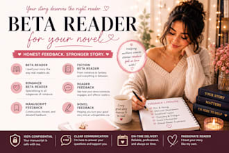 beta reader fiction, nonfiction romance sci fi fantasy book