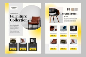 design a professional product catalog, booklet, and company catalog