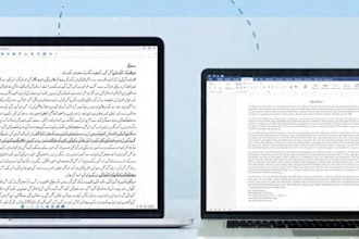 type urdu inpage and english documents  in 24 hours
