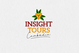 design a unique tour and travel agency logo
