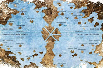 illustrate a creative vector map