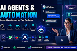 build an ai agent chatbot with business automation