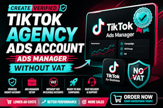 create tiktok agency ad account, tik tok ads manager