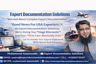 export documentation services invoice bl pkl