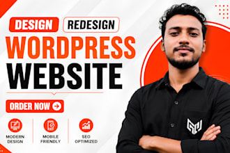 design or redesign responsive wordpress website