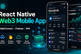develop react native mobile app with web3 wallet integration