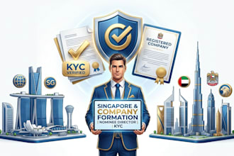 provide singapore, uae nominee director, company formation and kyc