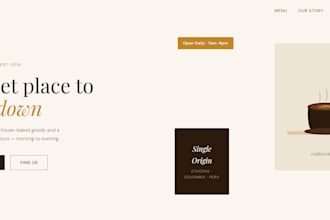 make a website for your brand