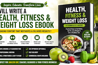 write a health, fitness and weight loss ebook