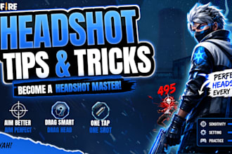 design professional gaming thumbnail for your channel