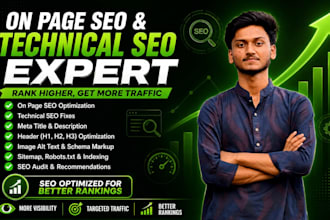 fix technical and on page seo issues for your website
