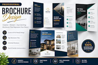 design a professional brochure for your business