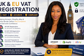 register your UK vat and eu vat oss for tax compliance