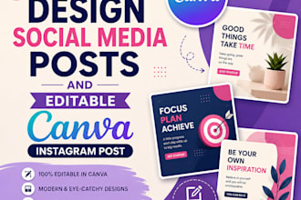 design social media posts and instagram templates