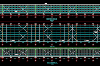 design steel structures in sap and provide detail drawings
