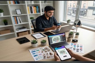 do organic social media marketing for your  business
