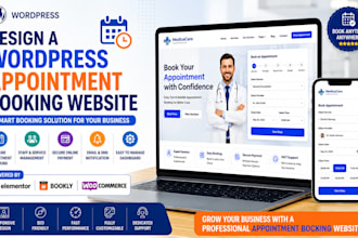 design a wordpress appointment booking website