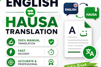translate english to hausa professionally