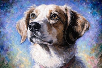 paint stunning pet portrait