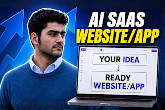 develop ai saas, ai website and software, full stack website develop