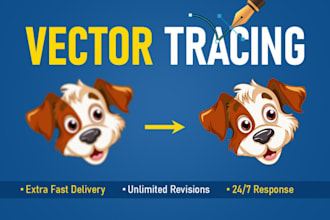 vectorize logo, vector tracing, redraw, convert image to vector