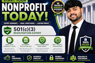 help nonprofit startup with 501c3 registration and tax exempt approval