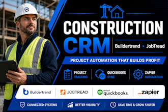 do buildertrend jobtread quickbooks zapier construction CRM project automation