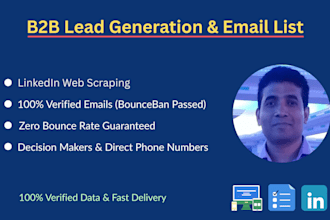 do b2b lead generation and verified email list building
