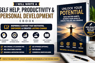 write a self help productivity and personal development ebook