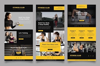 design professional email templates and newsletter design for your business