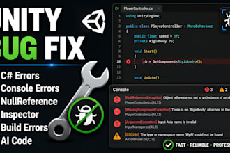 fix unity csharp errors and bugs