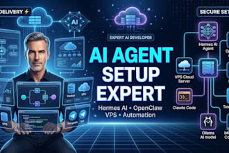install and setup hermes agent, openclaw, ai automation on vps