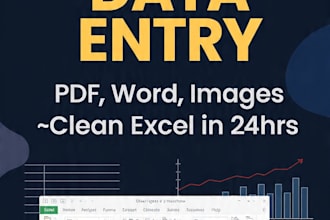 be your logistics assistant for excel data entry inventory