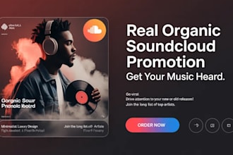 promote soundcloud music to organic audience
