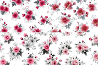 create seamless pattern design and textile print design