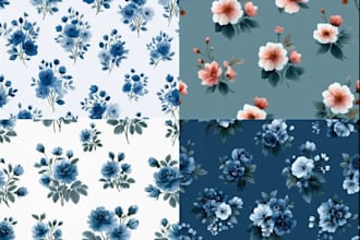 design seamless hand drawn patterns designs, textile prints