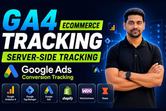 audit and fix ga4 ecommerce google ad conversion and server side tracking sgtm