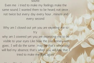 write a unique and heartfelt poem for any occasion