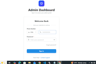 build a full stack dashboard with react and fastapi