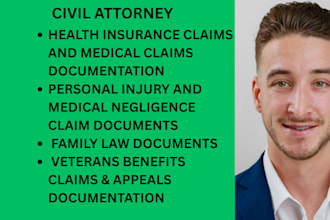 assist with insurance claims, car accident disputes, and personal injury cases