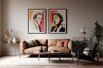 design wall art, nursey wall print, digital print for etsy