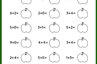 creat a worksheet for kids